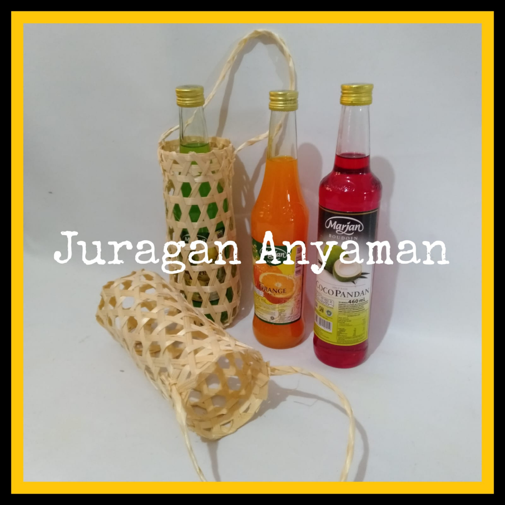 BOTOL - KEMASAN BOTOL PLASTIK BOTOL KACA - SOUVENIR PERNIKAHAN KHITANAN ULTAH AQIKAH UNIK D8CM - JER
