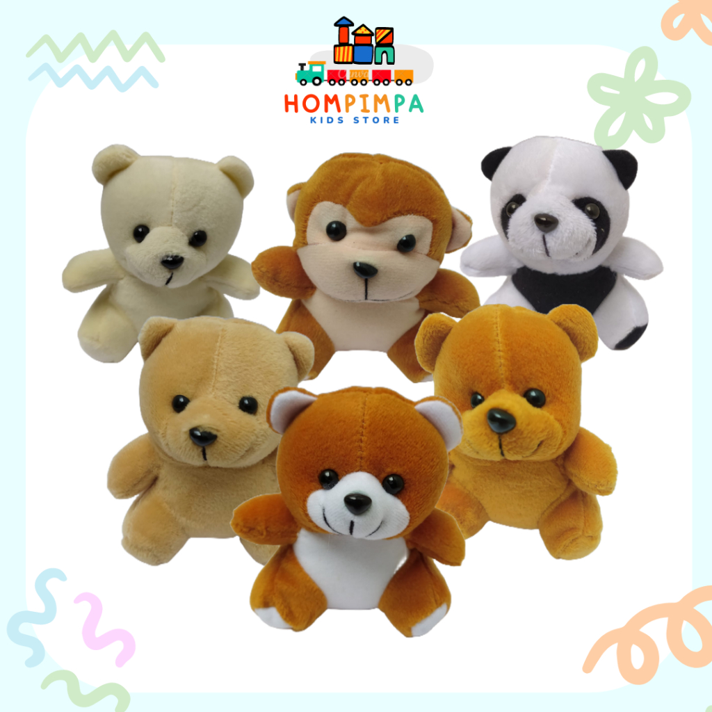 BONEKA TEDDY BEAR MINI 15 CM / Boneka bucket / Boneka souvenir / Accecoriss BONEKA TEDDY BEAR MINI 1