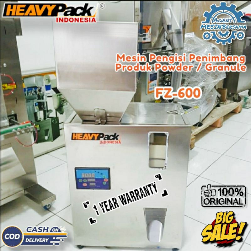 Mesin Filling Weigher FZ-600 Mesin Pengisi Penimbang Produk Powder/Granule Heavypack