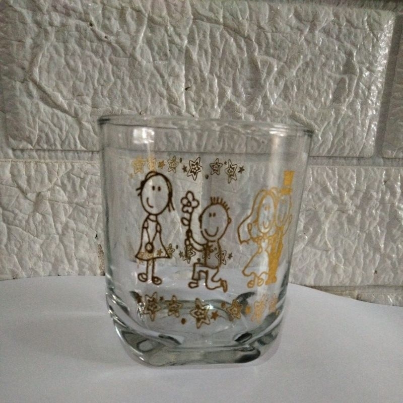 Gelas Kaca kecil souvenir pernikahan