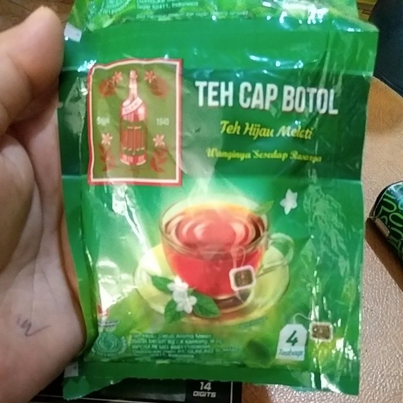 

TEH CAP BOTOL TEH HIJAU MELATI 1 BUNGKUS