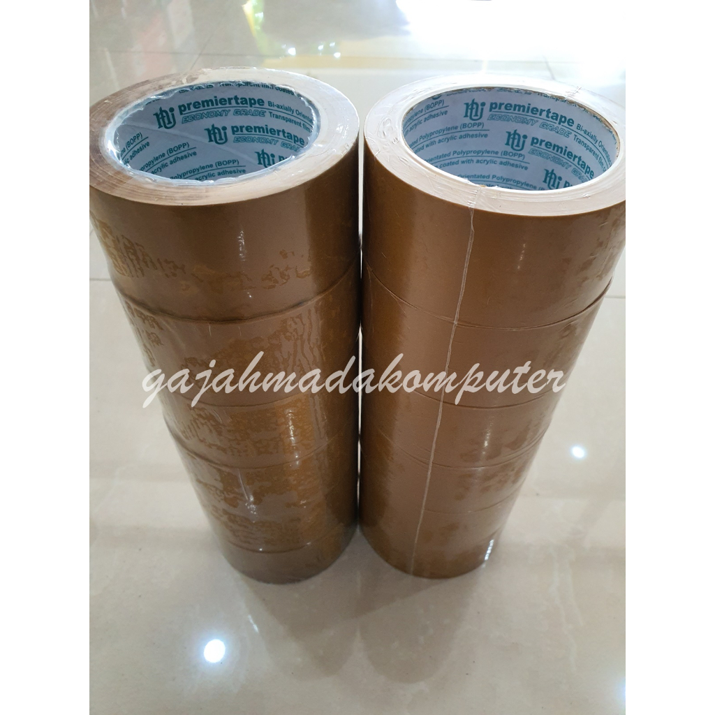 

Lakban / Plakban / Isolasi / Selotip Nachi Premier Tape Coklat Cokelat 48mm 100 yard 2 inch