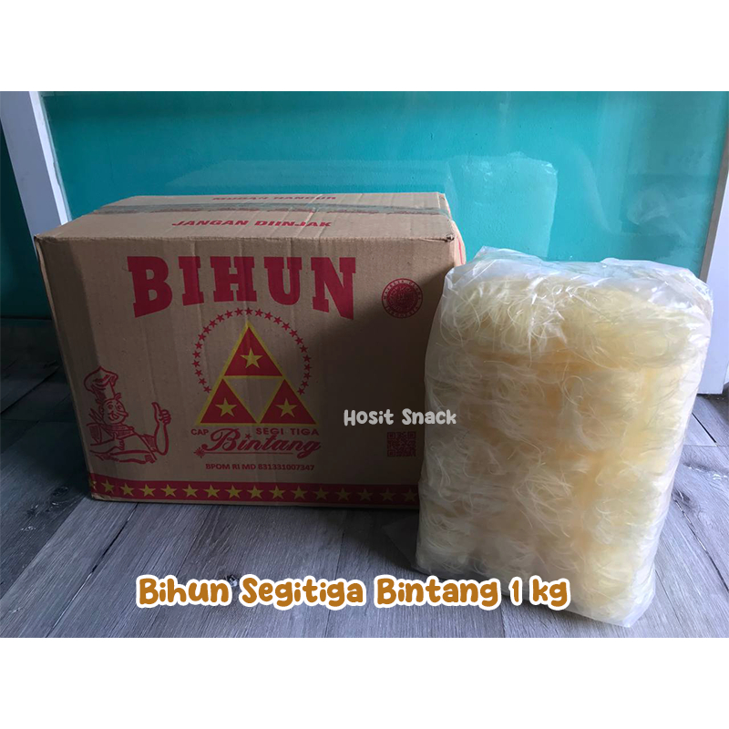 

Bihun Beras Segitiga Bintang 1kg Kiloan Ecer / Mifun / Mihun Halal