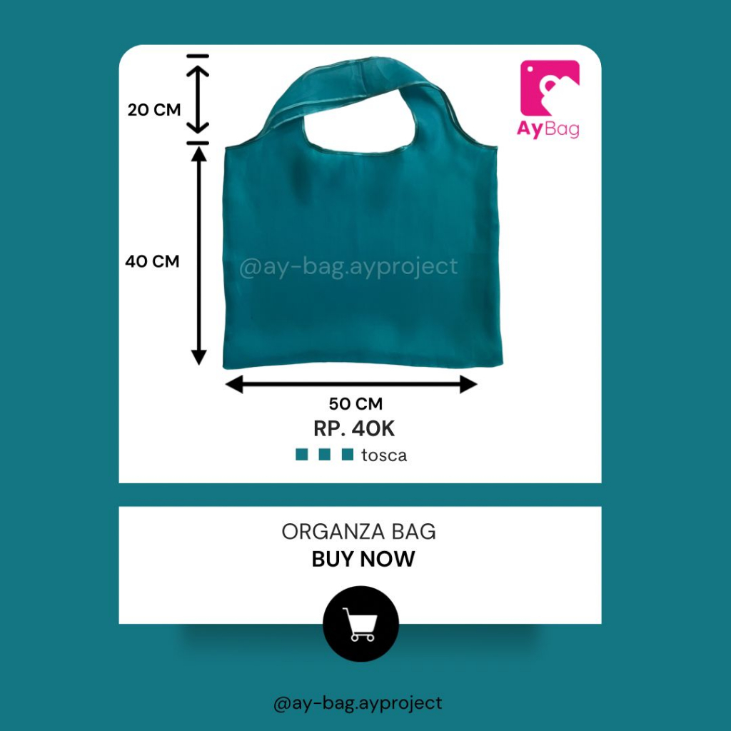 Tas Wanita Organza Premium - Tosca