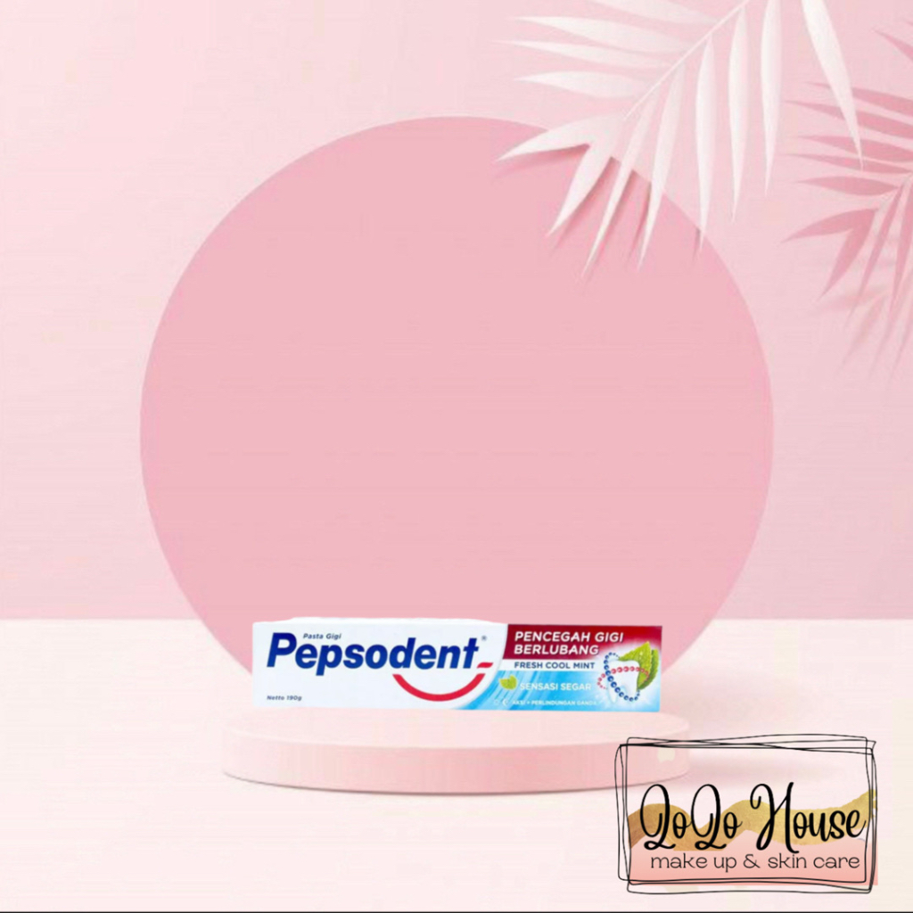 PEPSODENT TOOTHPASTE WHITE FRESH COOL MINT 190 GR / PEPSODENT PASTA GIGI COMPLETE 8 CHARCOAL WHITENI