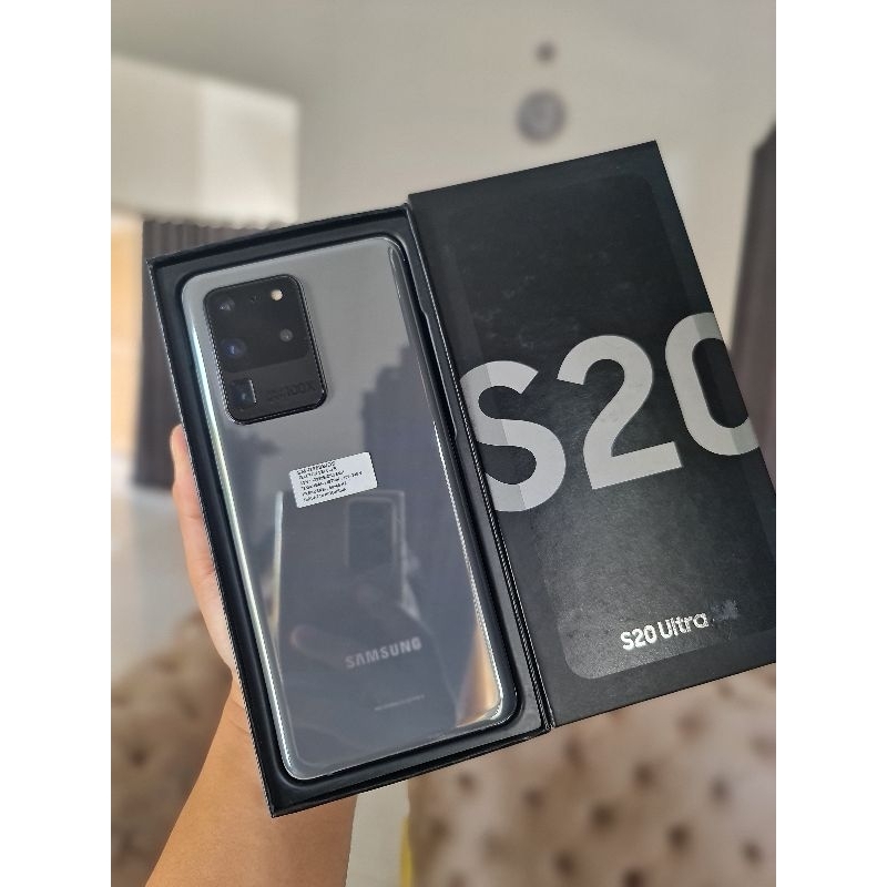 HP SAMSUNG GALAXY S20 ULTRA || GARANSI RESMI SEIN || 12-128GB || DUALSIM || BEKAS BERKUALITAS
