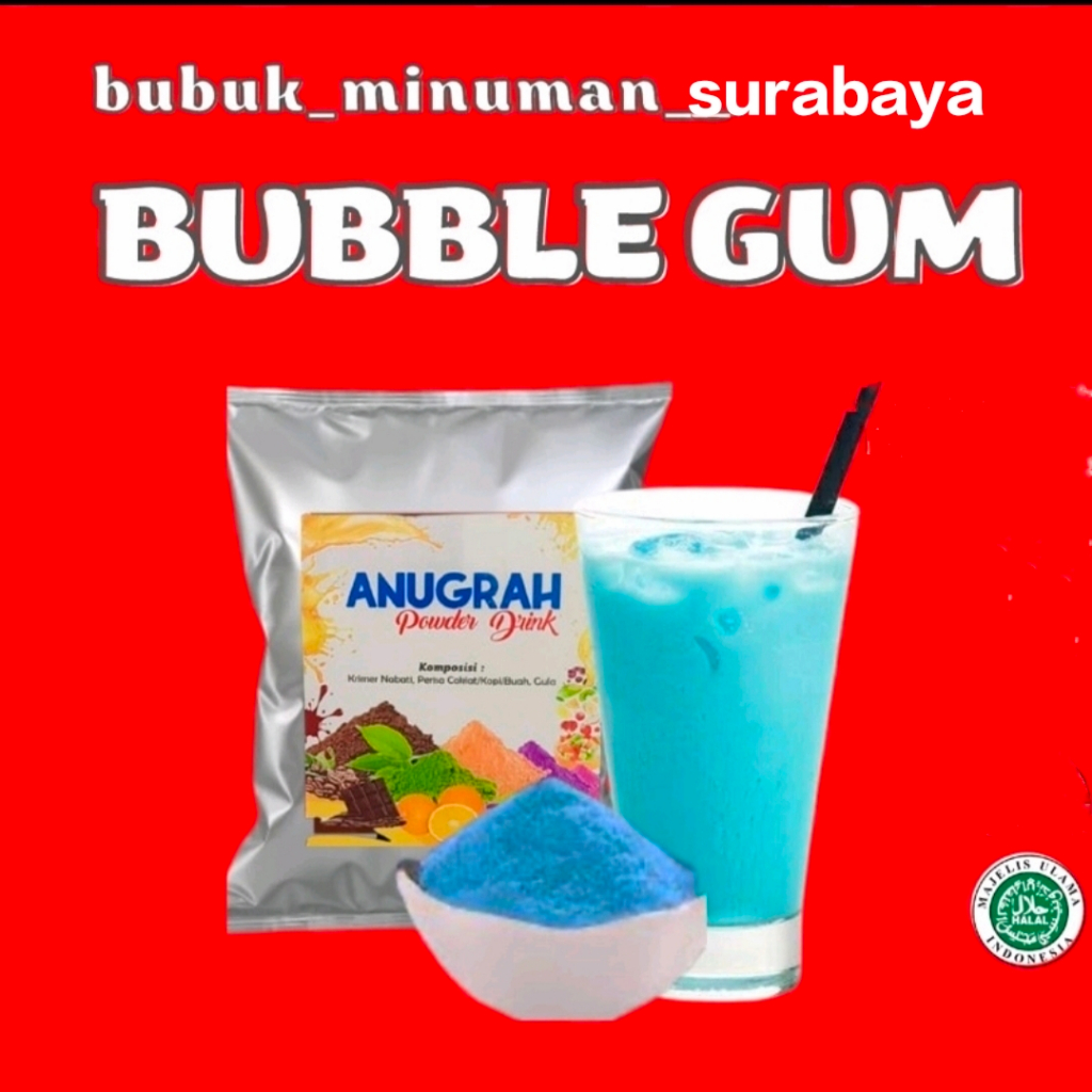 

BUBUK MINUMAN BUBBLE GUM 1 KILO