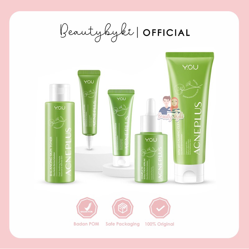 YOU Acneplus Series (Facial Wash, Toner, Moisturizer, Acne Spot, Serum)