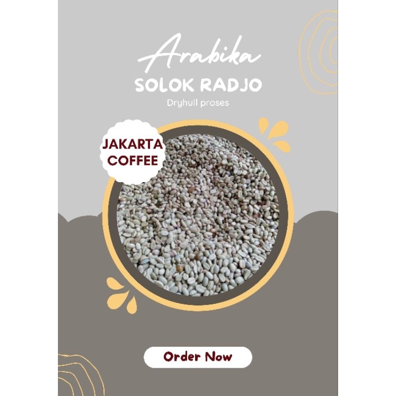 

GreenBean Arabika Solok Radjo Dryhull proses