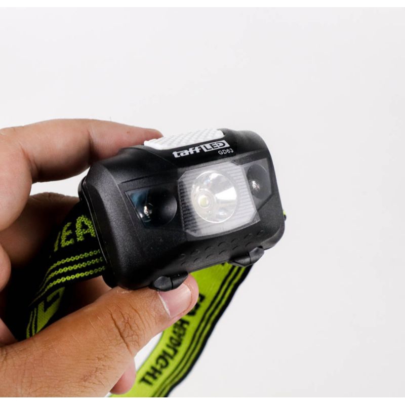 Headlamp LED multifunction outdoor lighting / senter kepala camping