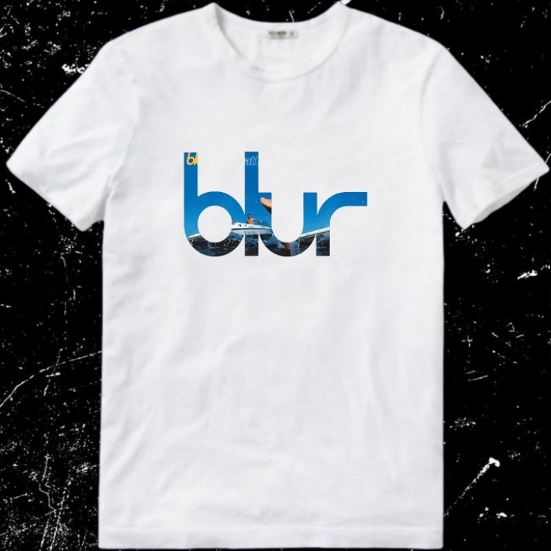 Baju Kaos Tshirt T Shirt Pria Laki Cowok Cewek Perempuan Unisex Band Blur BLUR Britpop Album The Gre