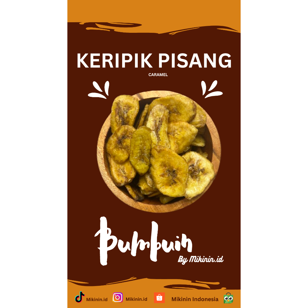 

Bumbuin Keripik Pisang Rasa Caramel