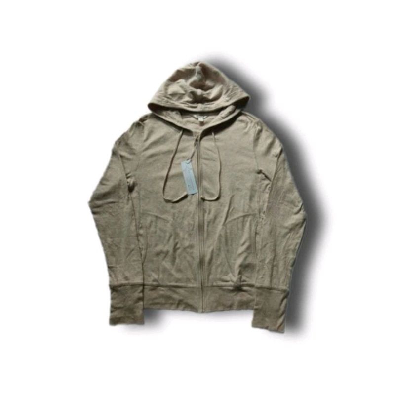 Hoodie Zipper Thumb Hole Premium Cotton Uniqlo (Sporty Jacket)