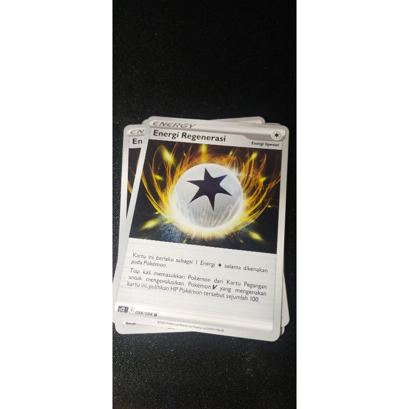 Energi Regenerasi Kartu Pokemon