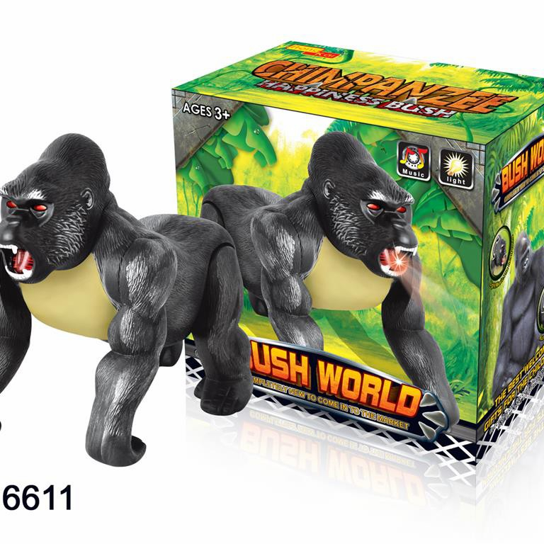 Mainan Gorila Simpanse Mata Nyala