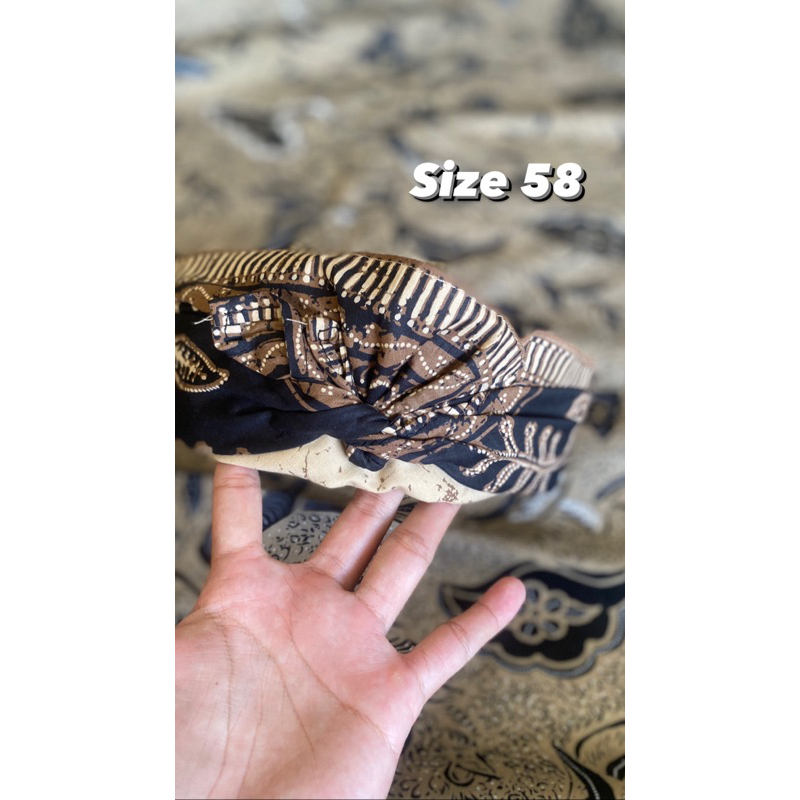 Udeng Jadi Batik Semi Tulis