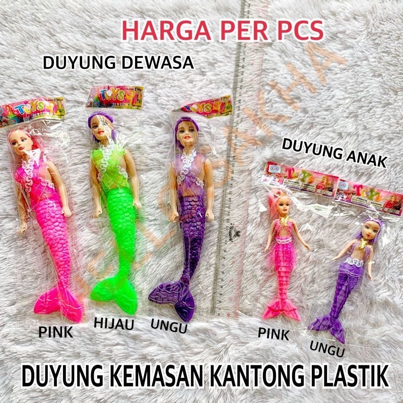 MAINAN BONEKA PUTRI DUYUNG KEMASAN KANTONG