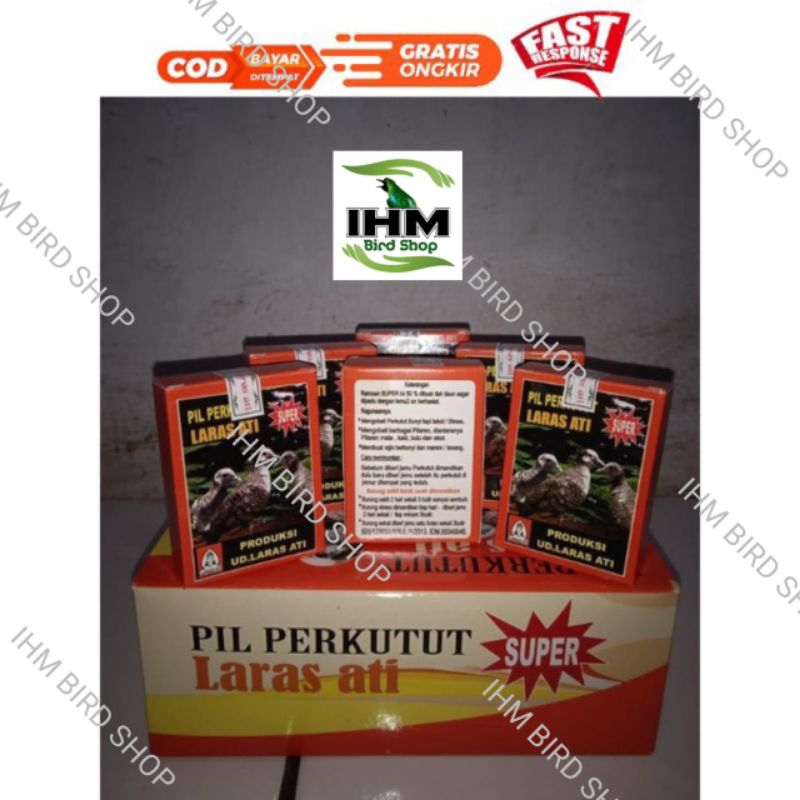 PIL PERKUTUT LARASATI SUPER Obat Burung Perkutut