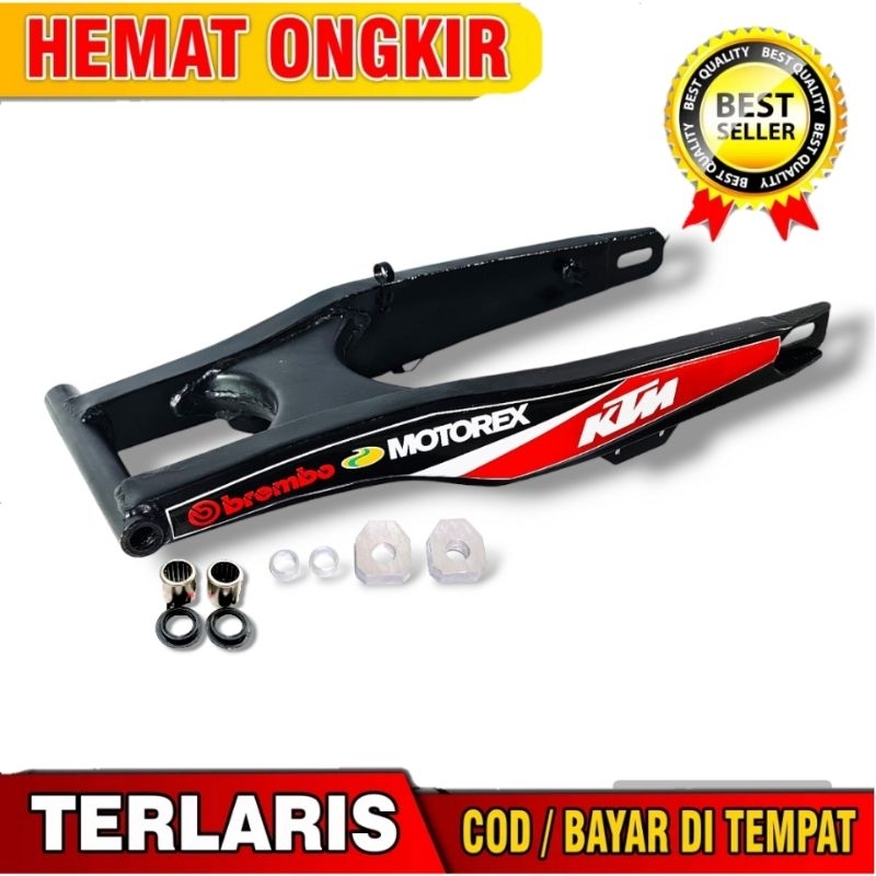 SWING ARM MODEL KTM PNP KLX 150 DTRACKER CRF 150 WR 155 VIXION SCORPIO MEGAPRO LENGAN AYUN 1AA