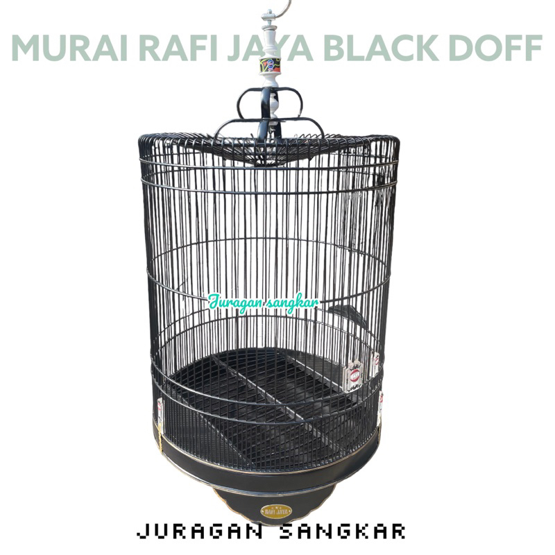 SANGKAR KANDANG MURAI RAFI JAYA BLACK DOFF