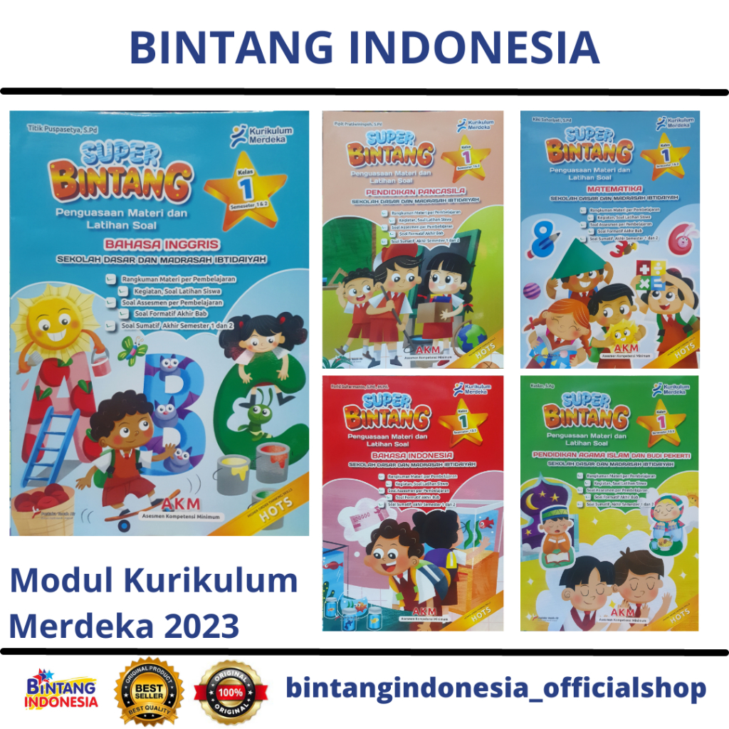 LKS - Modul Super Bintang Kelas 1 SD/MI Kurikulum Merdeka