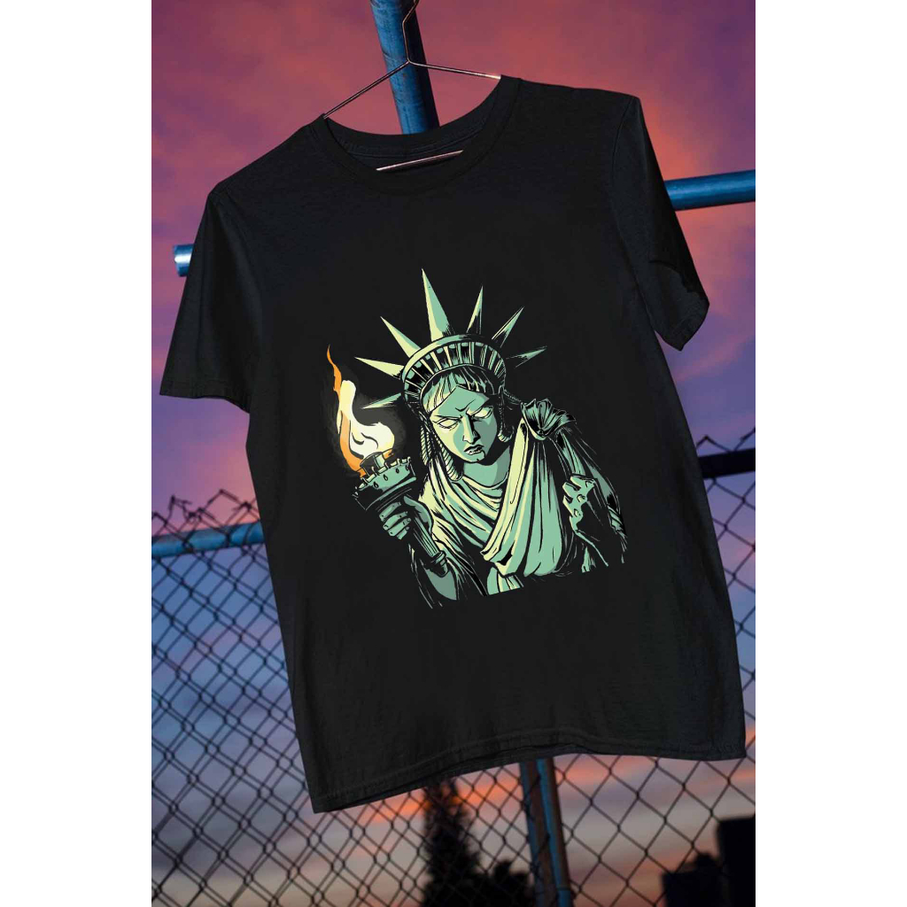 Kaos Patung Liberty