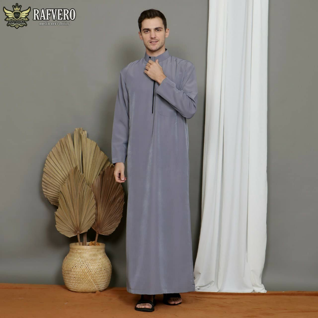 Jubah Bahan Beesway Polos Kekinian Modern Lebaran 2023 Jubah Pria Gamis Dewasa Remaja Terbaru 2023 J