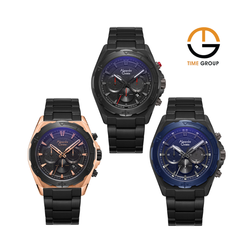 JAM TANGAN PRIA ALEXANDRE CHRISTIE AC6664 AC 6664 MCB STAINLESS STEEL ORIGINAL