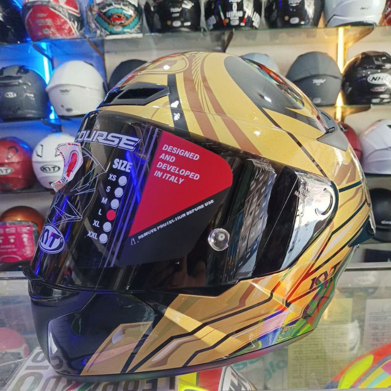 HELM KYT TT-COURSE MARVEL LOKI HELM KYT TTC MARVEL