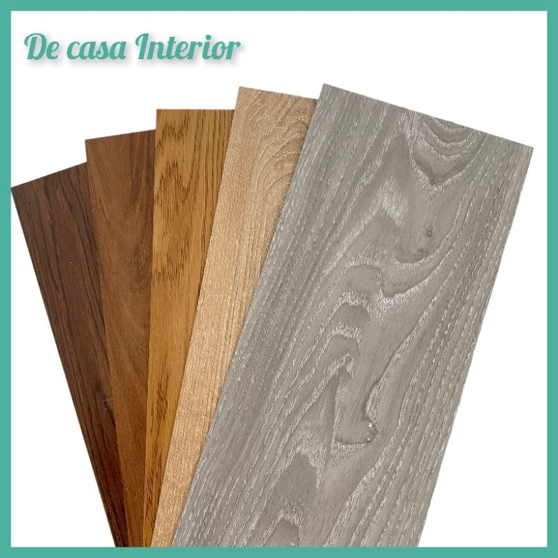 LANTAI VINYL MOTIF KAYU TANPA LEM