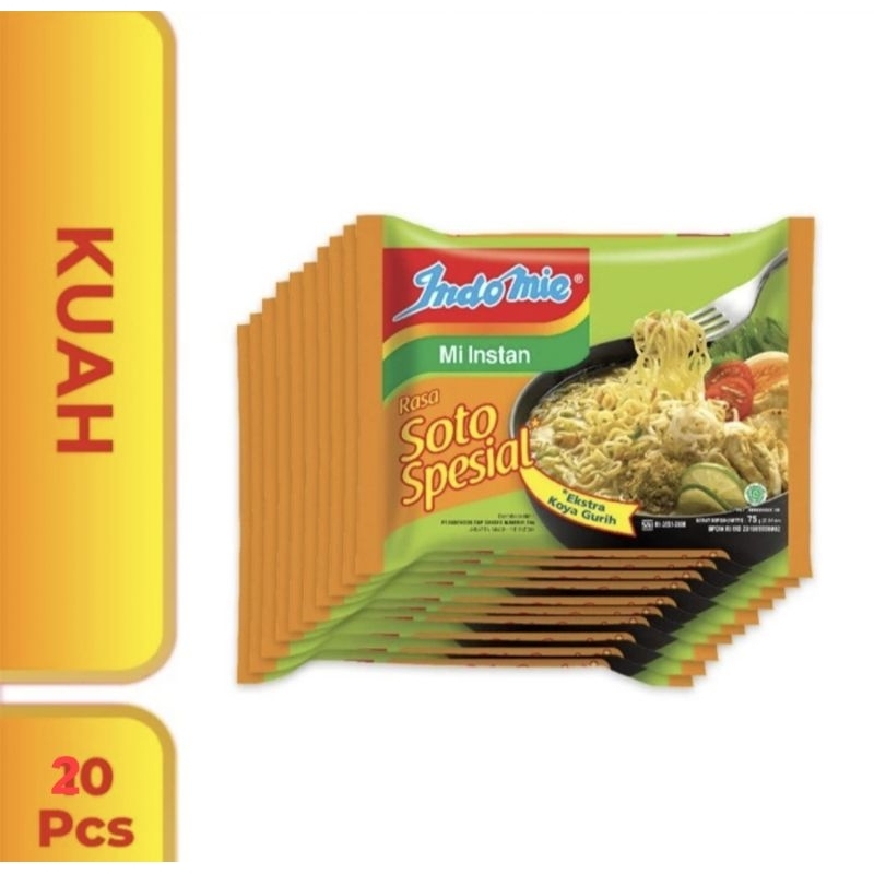 

Indomie Kuah Rasa Soto Spesial 20pc