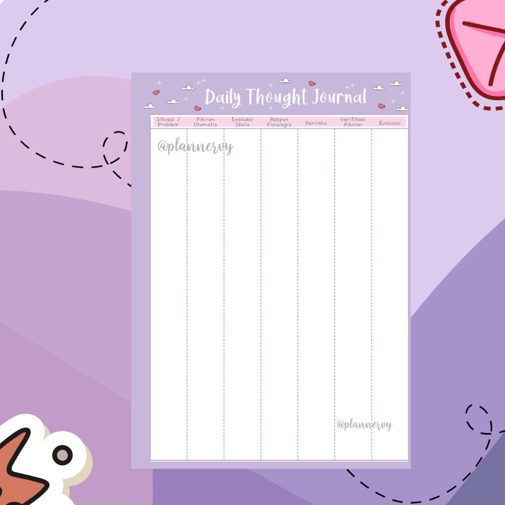 

REQUEST DAILY THOUGHT JOURNAL