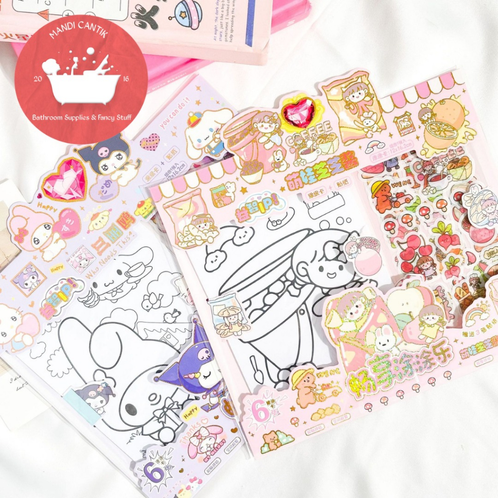 

STIKER SET PLUS KERTAS GAMBAR WX-DTT STICKER TERMURAH COD SOUVERNIR ORIGINAL BAGUS LUCU IMUT