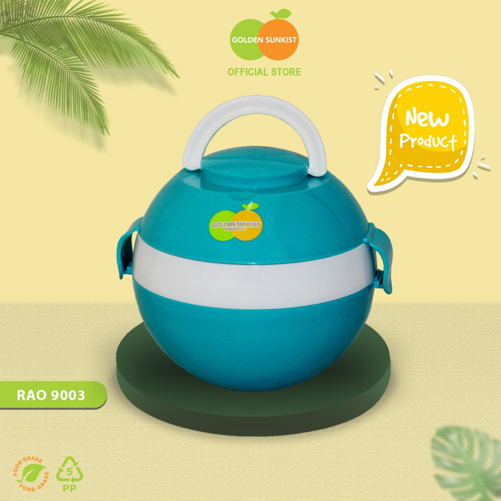 new product mulya jaya rantang susun 2 plastik rantang makanan anak anti tumpah tahan panas rao 9003