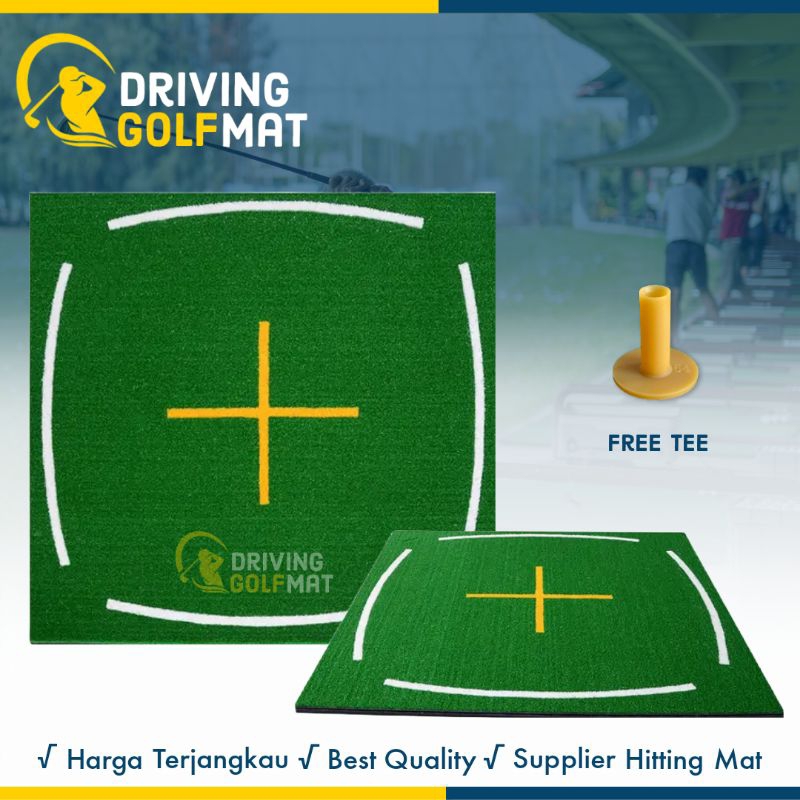 karpet driving golf / hitting mat golf swing / matras golf helipad