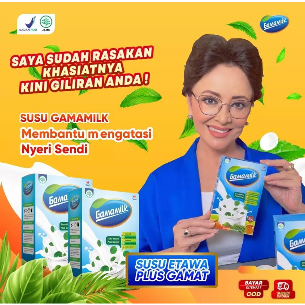 

Gamamilk Susu Etawa Plus Gamat Rekomendasi Ilmiah Atasi Nyeri Sendi & Tulang BPOM