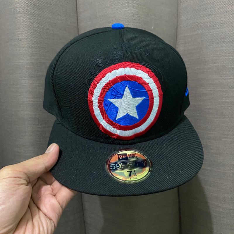 New Era Cap 59Fifty Captain America Hat