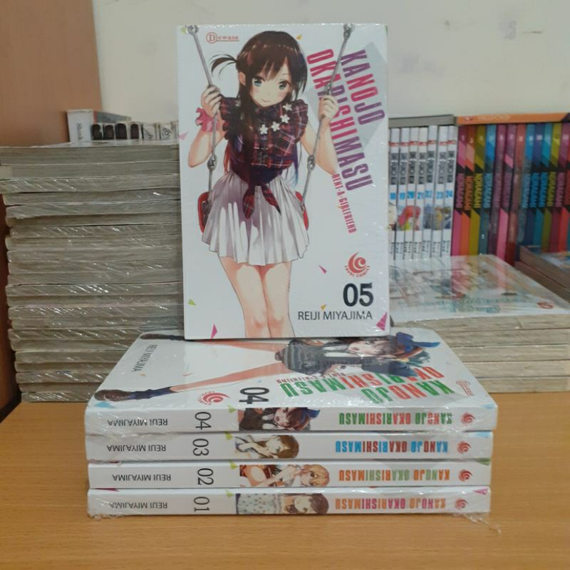 Komik set Kanojo Okarishimasu 1-5 original