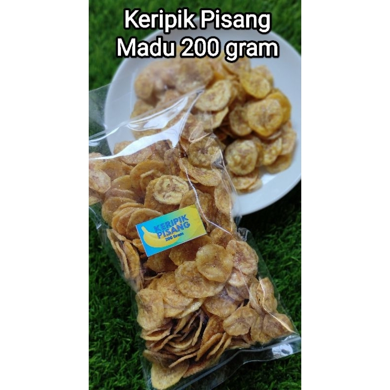 

Kripik pisang kepok super, kripik singkong asin 200gr