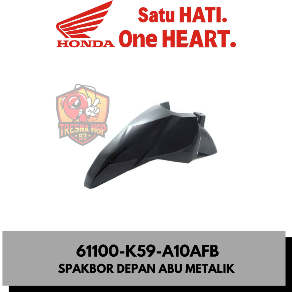 61100-K59-A10AFB SPAKBOR DEPAN ABU VARIO 125 150 ESP ORIGINAL | FENDER FRONT 61100K59A10AFB