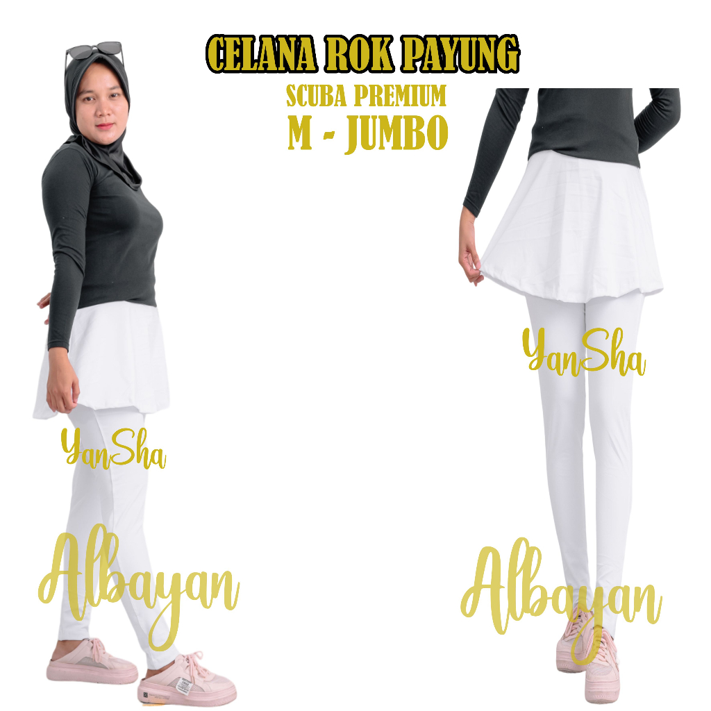 celana leging rok payung