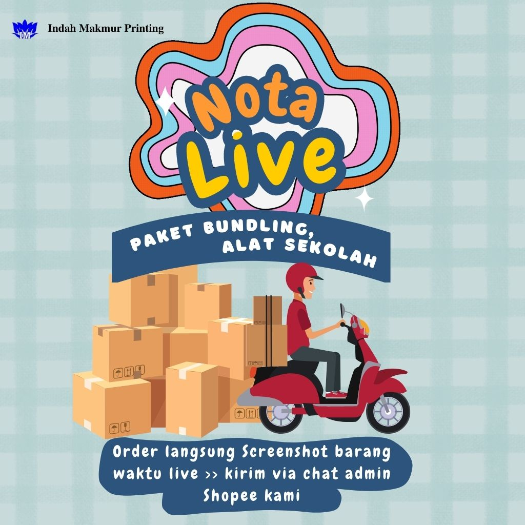 

NOTA LIVE PERLENGKAPAN ALAT SEKOLAH