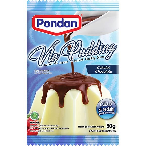 

Pondan Vla COKLAT Puding 50gr Pudding Agar Jelly