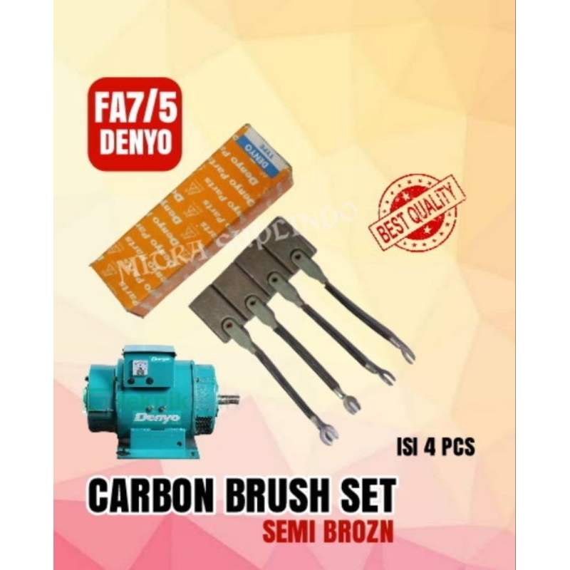 FA7/5 Carbon Brush semi brozn Dinamo Denyo