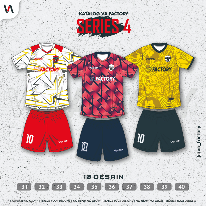 SATUAN JERSEY FUTSAL & JERSEY SEPAK BOLA PRINTING SATUAN ( SERIES 4 )