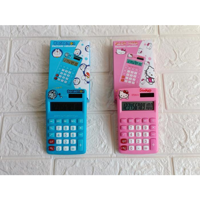 

KALKULATOR KARAKTER DORAEMON CALCULATOR LUCU UNIK MINI DORA EMON HELLOKITTY HELLO KITTY HELO KITY KITTI