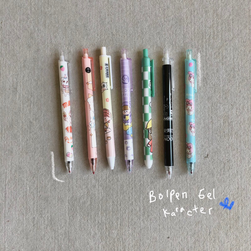 

Bolpen Gel Karakter