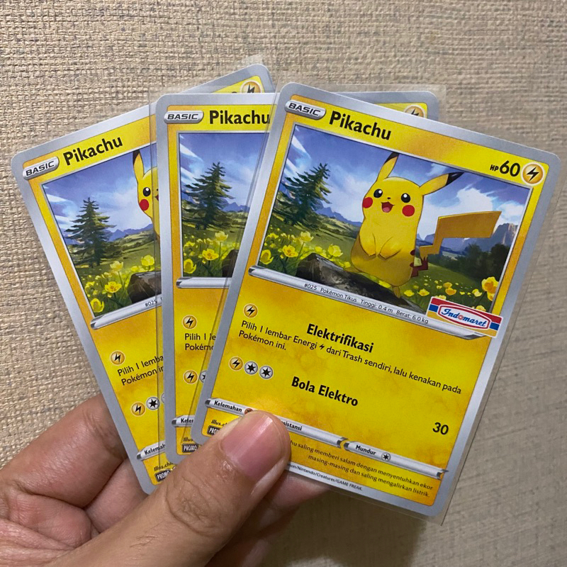 Kartu Pokemon TCG Indomaret Pikachu
