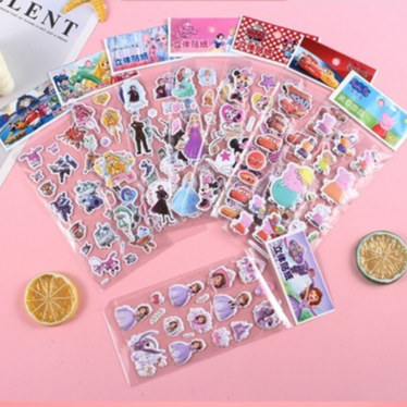 

PERLEMBAR Stiker Timbul RANDOM Cute Sticker Embossed Decoration Album Decor Mainan Anak 3D Karakter Binder Koleksi Collect Lucu Karakter Hias Hiasan Aksesoris Paper Kids Art Deco Motif Accessories Deco Planner DIY Gambar Buku Plastik Murah Grosir Prakarya