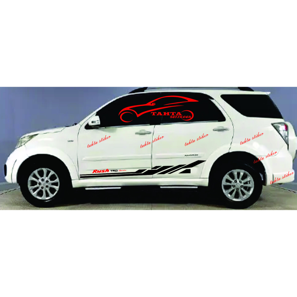 PROMO STIKER CUTTING MOBIL TOYOTA RUHS STIKER LIST MOBIL RUHS TRD SPORTINO MINIMALIS